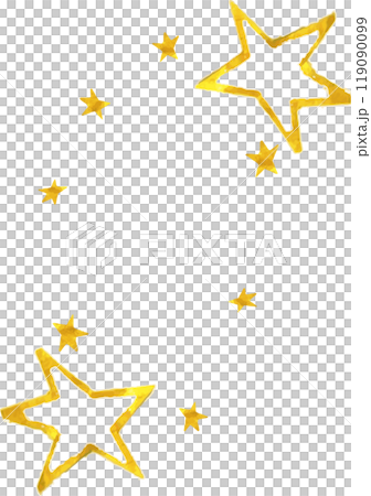 シンプルで可愛い星のイラスト 119090099