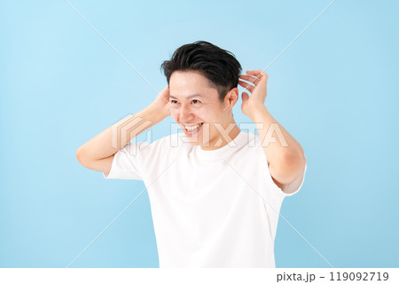 ヘアケア　身だしなみ　男性 119092719