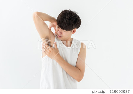 脇毛　わきが　ミドル男性 119093087
