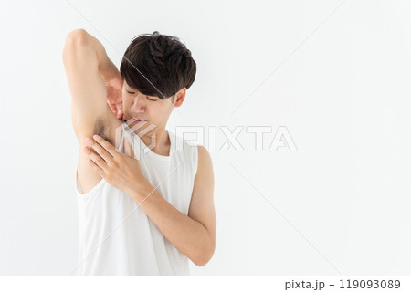 脇毛　わきが　ミドル男性 119093089