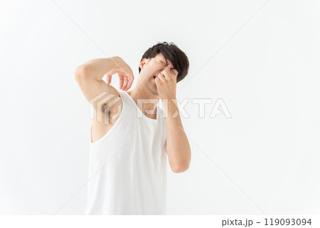 脇毛 わきが ミドル男性 脇毛 わきが ミドル男性 119093094