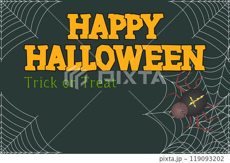 Spider Web Halloween Greeting Card Spider Web Halloween Greeting Card 119093202