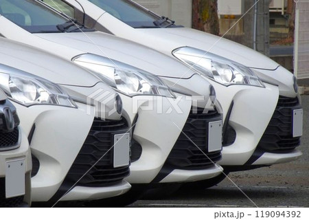 自動車イメージ　トヨタヴィッツのビジネス仕様車 119094392