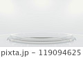 Technology Background. Power podium empty stage or laboratory white room. Sci-fi idea concept. Technological elements innovation background. 119094625