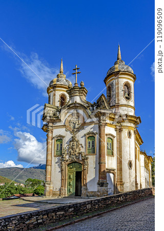 Baroque cathedral in the city of Ouro Preto Baroque cathedral in the city of Ouro Preto 119096509
