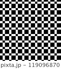 黒のブロックが敷き詰められた背景素材 119096870