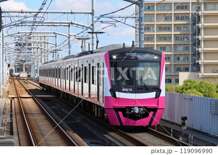 新京成電鉄80000形電車 80000形車 「まいにち、ちょっと、新しい」 千葉県鎌ケ谷市 新京成電鉄80000形電車 80000形車 「まいにち、ちょっと、新しい」 千葉県鎌ケ谷市 119096990