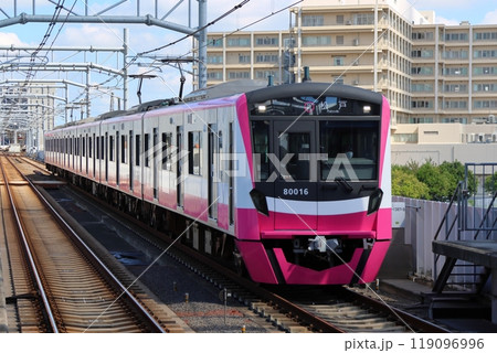 新京成電鉄80000形電車 80000形車 「まいにち、ちょっと、新しい」 千葉県鎌ケ谷市 新京成電鉄80000形電車 80000形車 「まいにち、ちょっと、新しい」 千葉県鎌ケ谷市 119096996