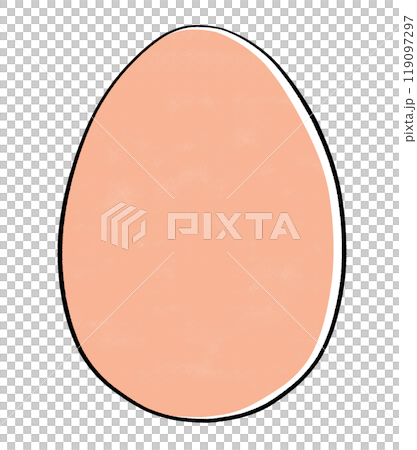 Red egg illustration 119097297