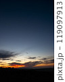冬の夕焼け 119097913