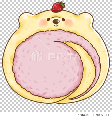 小熊蛋糕卷（草莓） 119097954
