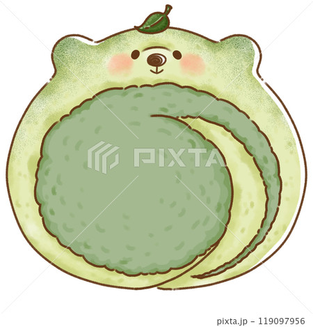 くまちゃんロールケーキ(抹茶) 119097956