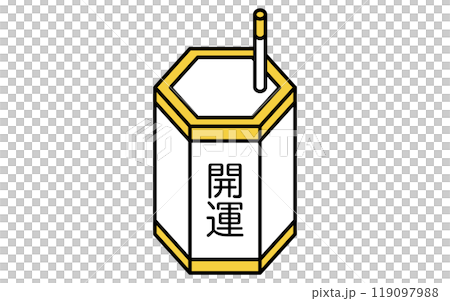 おみくじ、おみくじ器とおみくじ棒 119097988