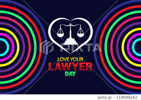 Love Your Lawyer Day, Modern background 119098262