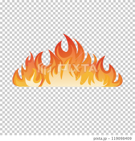 燃え盛る炎・炎上 119098409