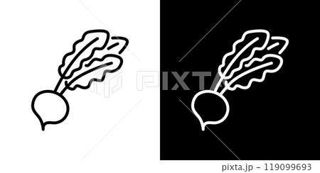 すずなのシンプルなラインアイコン すずなのシンプルなラインアイコン 119099693