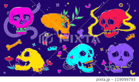 Cutie colorful elements. 119099793