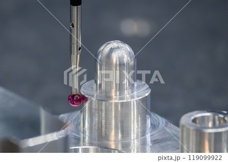 The quality control of automotive parts with Coordinate Measuring Machine. The quality control of automotive parts with Coordinate Measuring Machine. 119099922