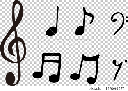 音符旋律圖示集 119099972