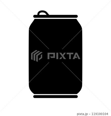 缶 シルエット サイダー 119100104