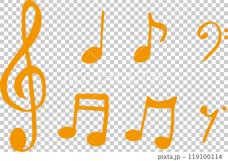 音符 メロディ アイコンセット 音符 メロディ アイコンセット 119100114