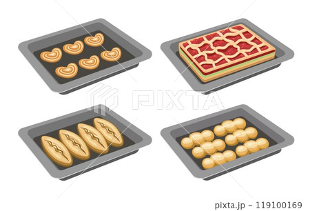 Baking tray emblem set 119100169