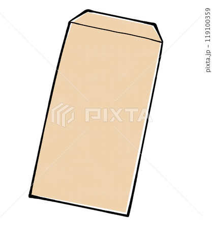 茶封筒のイラスト 119100359