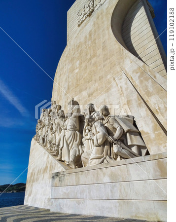 Conquistador's monument in Lisbon 119102188