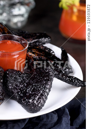 Bat wings (chicken wings) Bat wings (chicken wings) 119103872