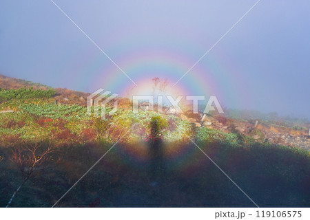 秋の唐松岳登山(ブロッケン現象) 秋の唐松岳登山(ブロッケン現象) 119106575