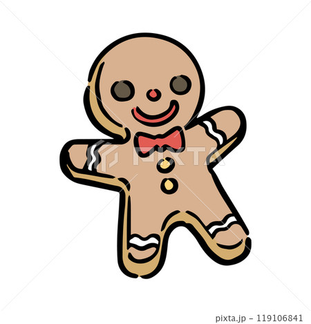 手書き クッキーマン 手書き クッキーマン 119106841
