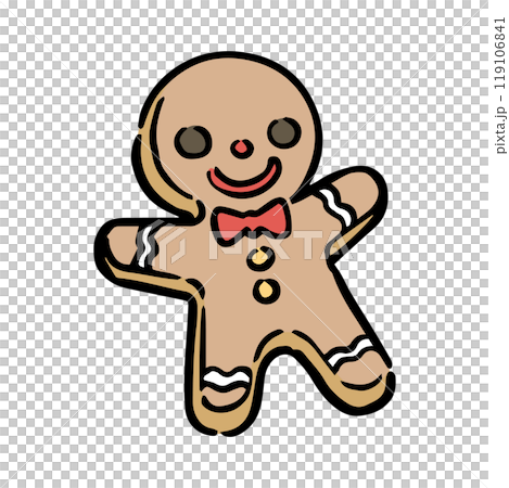 手書き クッキーマン 手書き クッキーマン 119106841