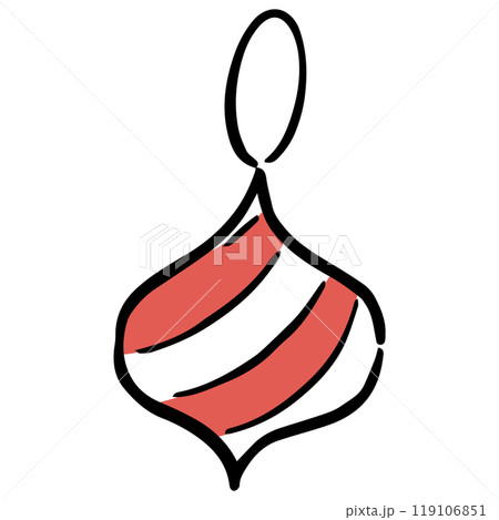 手書き クリスマスのオーナメント 手書き クリスマスのオーナメント 119106851