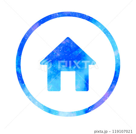 マーブルな星空｜ホームアイコン 119107021