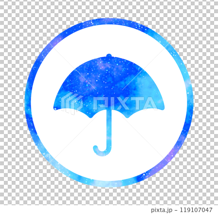 Marble starry sky | Umbrella icon Marble starry sky | Umbrella icon 119107047