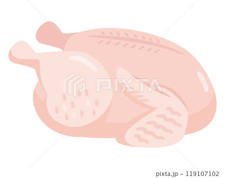 鶏肉のイラスト 119107102