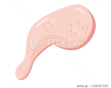 鶏もも肉のイラスト 119107105