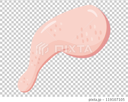 鶏もも肉のイラスト 119107105