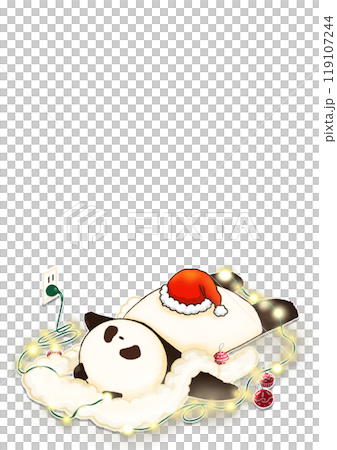 クリスマスなパンダ 119107244