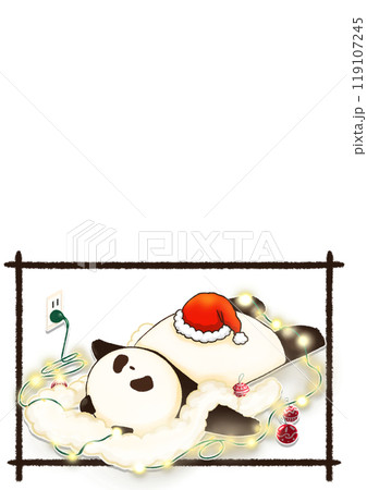 クリスマスなパンダ 119107245