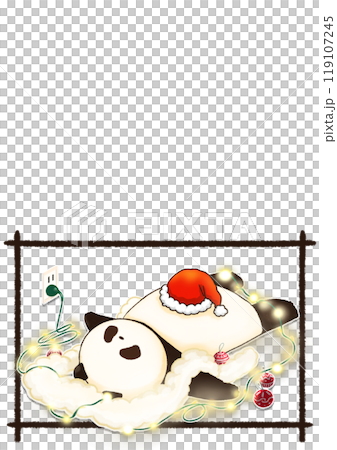 クリスマスなパンダ 119107245