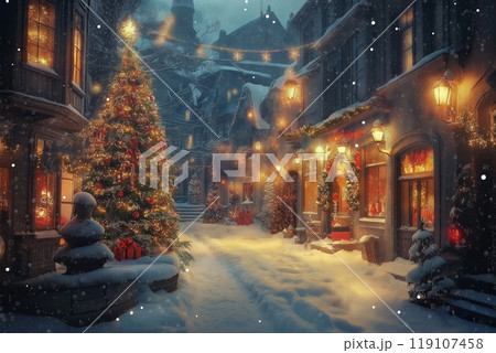 クリスマスのイメージ27　AI生成画像 119107458