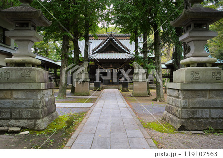 金村別雷神社　拝殿　茨城県つくば市上郷 119107563