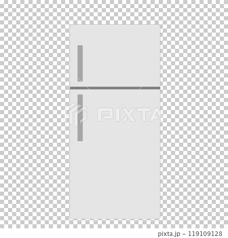 Simple illustration of a refrigerator for single-person living 119109128