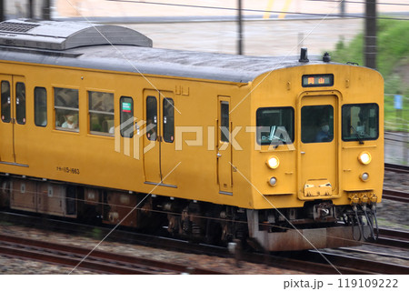 ［JR-W］山陽本線115系1600番台（岡山⇔三原） 119109222