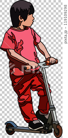 Anime style children illustration, transparent background Anime style children illustration, transparent background 119109298