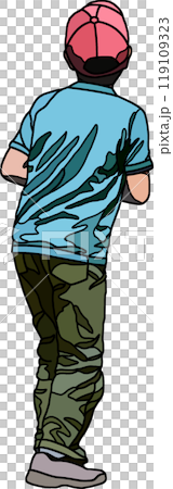 Anime style children illustration, transparent background Anime style children illustration, transparent background 119109323