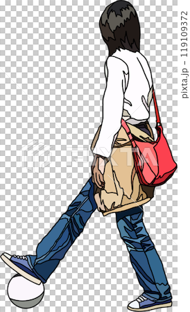 Anime style children illustration, transparent background Anime style children illustration, transparent background 119109372