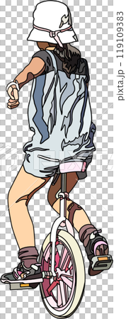 Anime style children illustration, transparent background 119109383