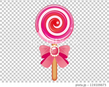 Cute lollipop illustration material 119109873